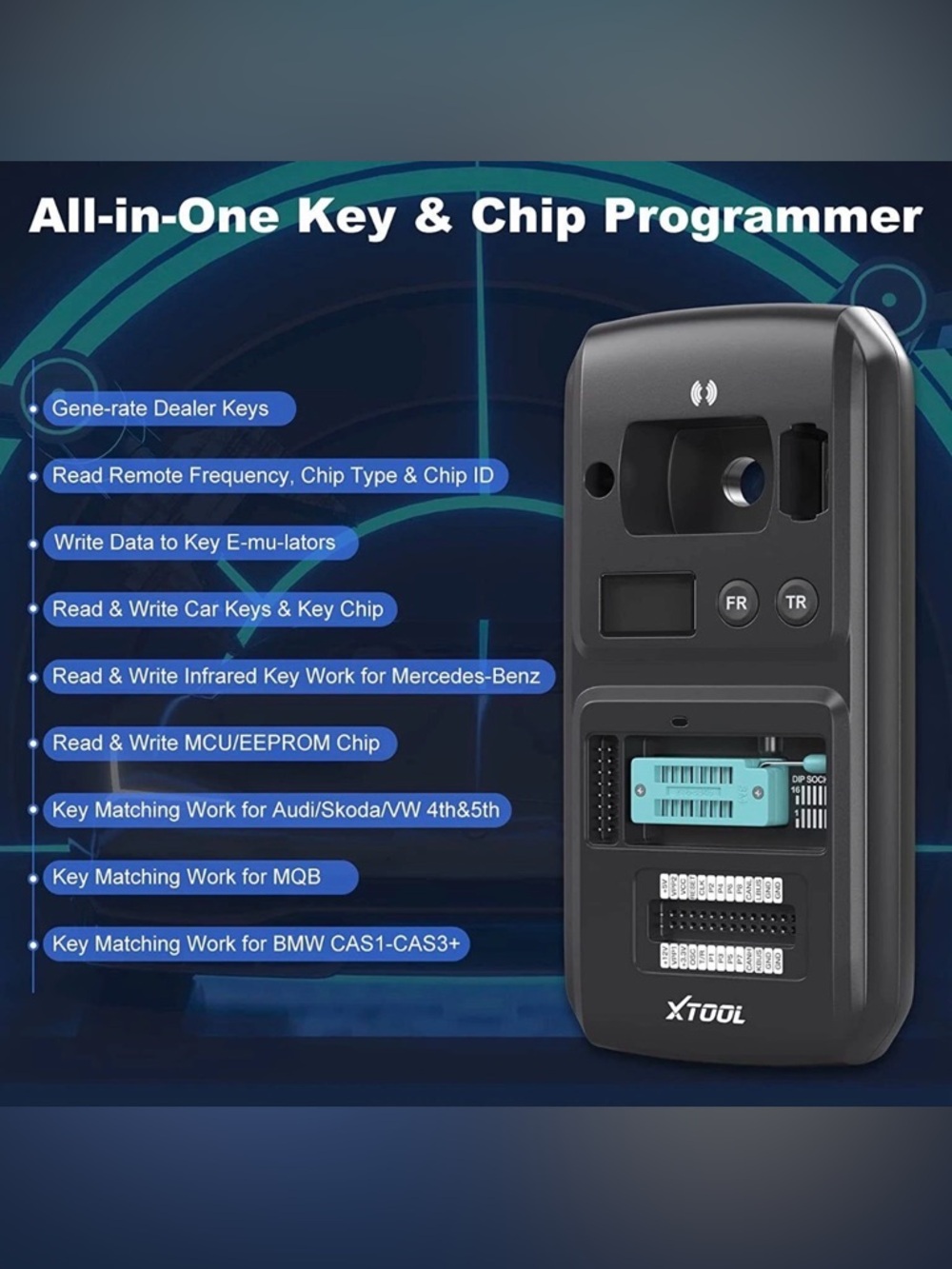 XTOOL Auto KC501 EEPROM Read write Work with XTOOL Scanner X100 PAD3 A80 D8 D8BT - Picture 4 of 8